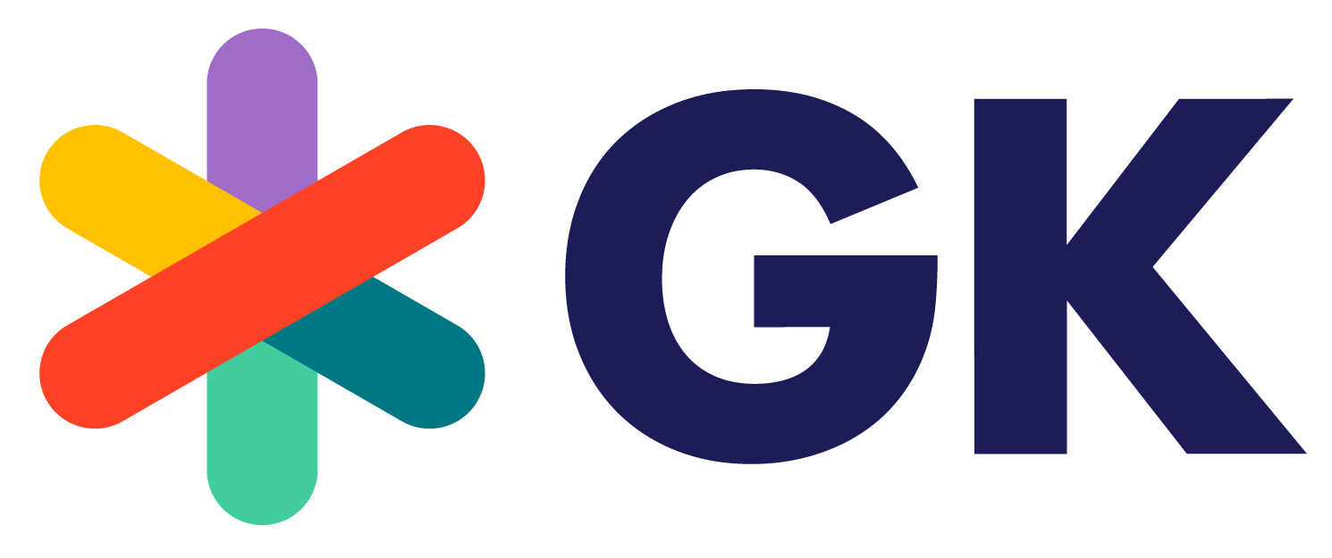 GK corporate logo